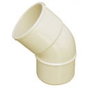 COUDE PVC MF 45° D.80 -EP.3.2MM SABLE